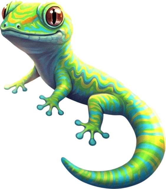 Gecko Grill mascot